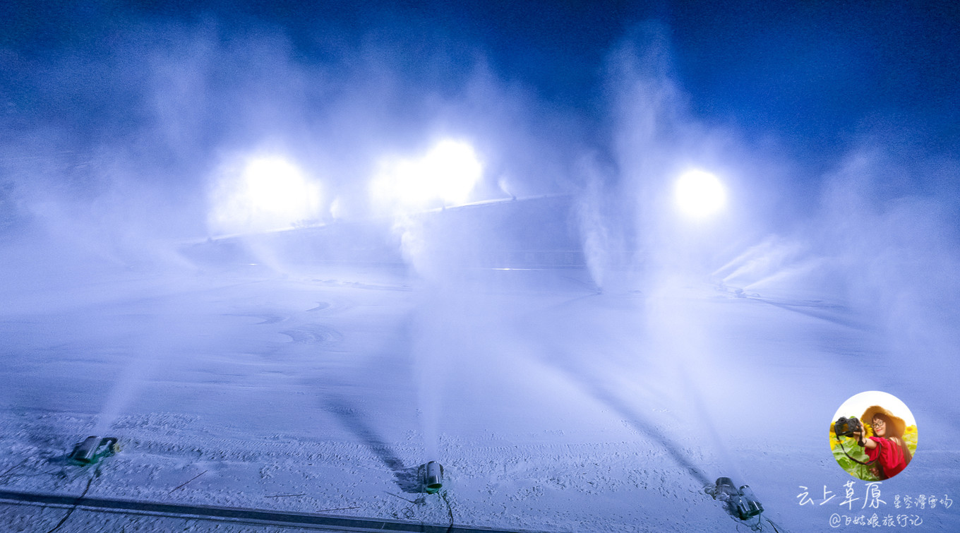 安吉云上草原滑雪场里的酒店,安吉云上草原滑雪场高级雪道索道