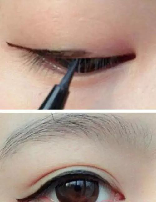 初学化妆怎样画眼线,眼线画法新手入门教程下眼线