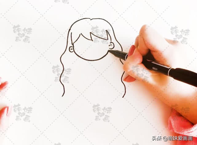 教我们画简单的小公主,最简单画公主不用涂色