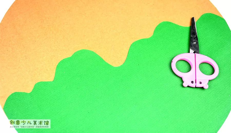 儿童水粉画池塘里的大白鹅,池塘大白鹅儿童画