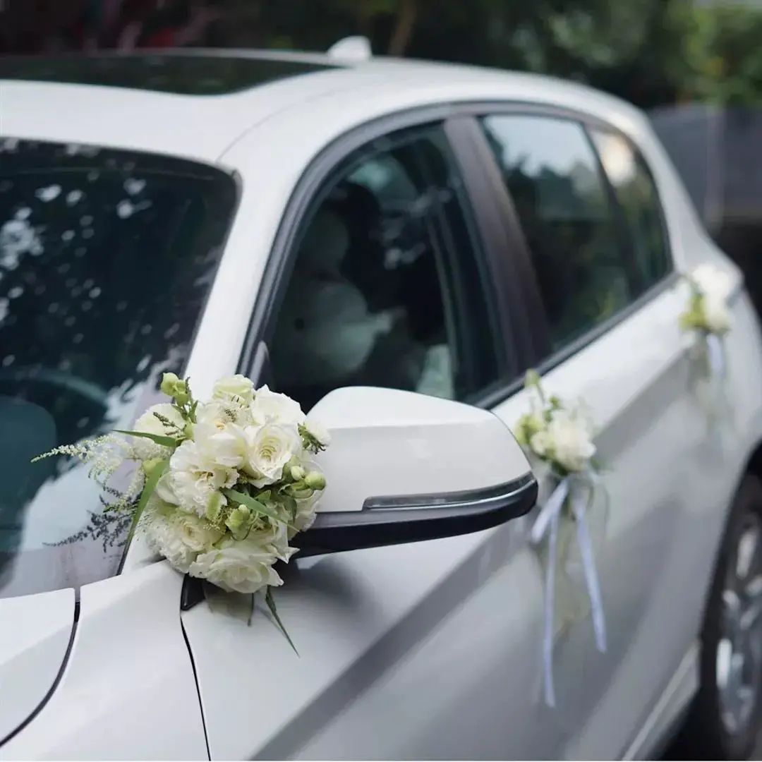 婚车最新花艺,适合新手的婚车花艺