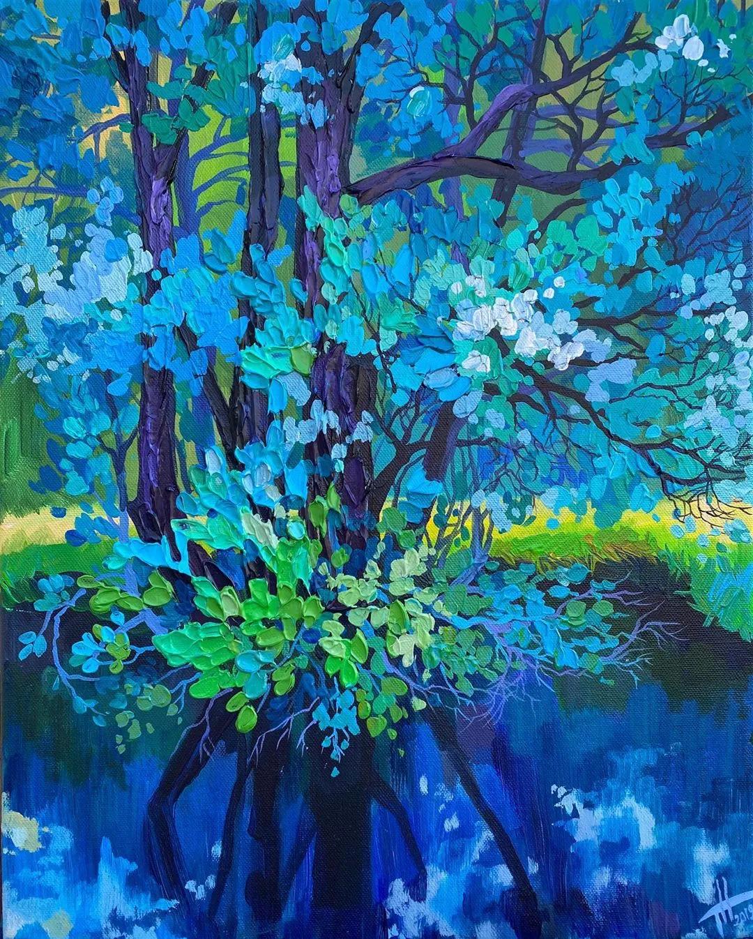 一千元颜料画画,画画颜料全套捡漏