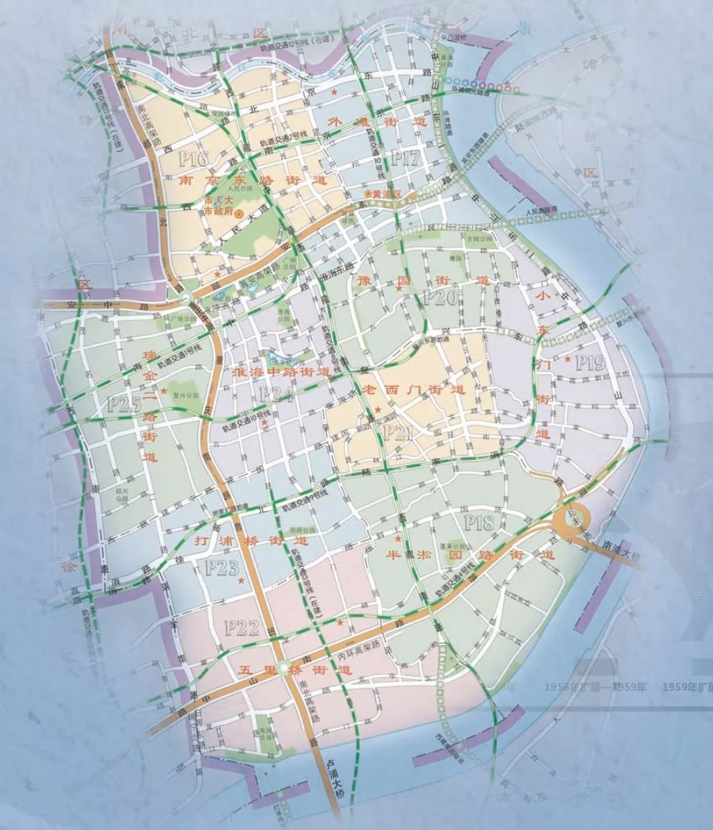 上海市版图演变全过程,上海市区行政地图变迁