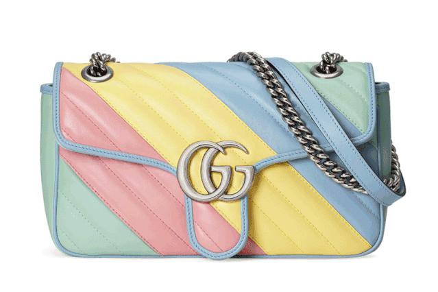 萌炸了！Gucci马卡龙系列GGMarmont向你丢了一颗糖果