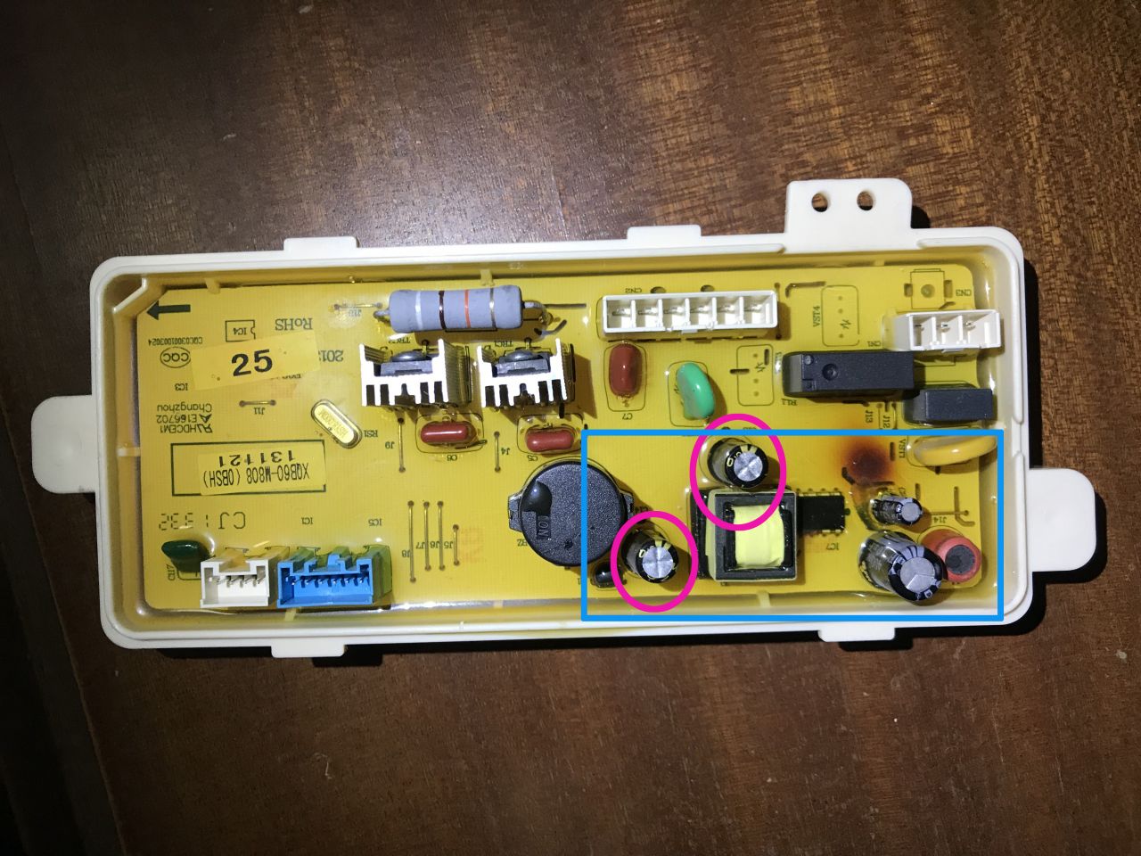 三洋xqb60-m808洗衣机故障码,拆机老洗衣机