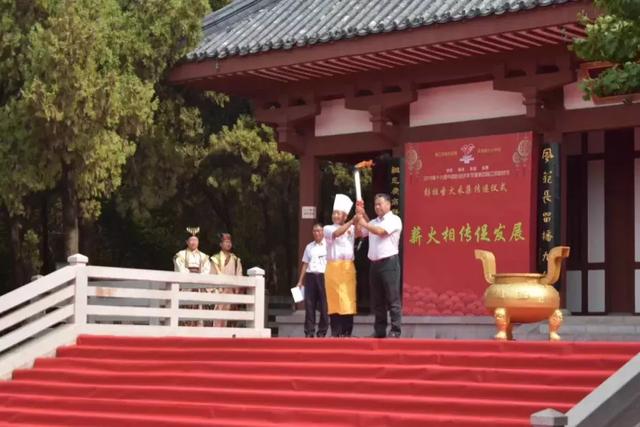 彭祖圣火采集仪式视频,徐州彭祖园祭祀彭祖