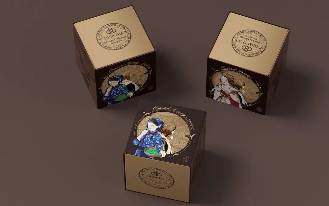 方正茶叶包装设计,新潮茶叶包装设计