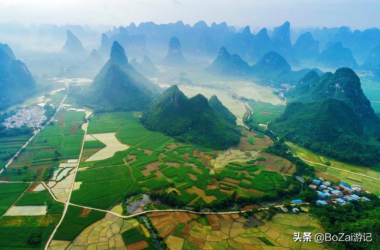 广西乡下田园最美风景图片,广西十大最美风景区