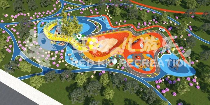 儿童乐园区域布局图手绘,儿童乐园设计图手绘图