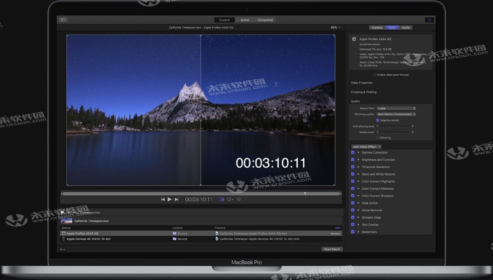 苹果视频压缩编码输出软件Compressor中文版