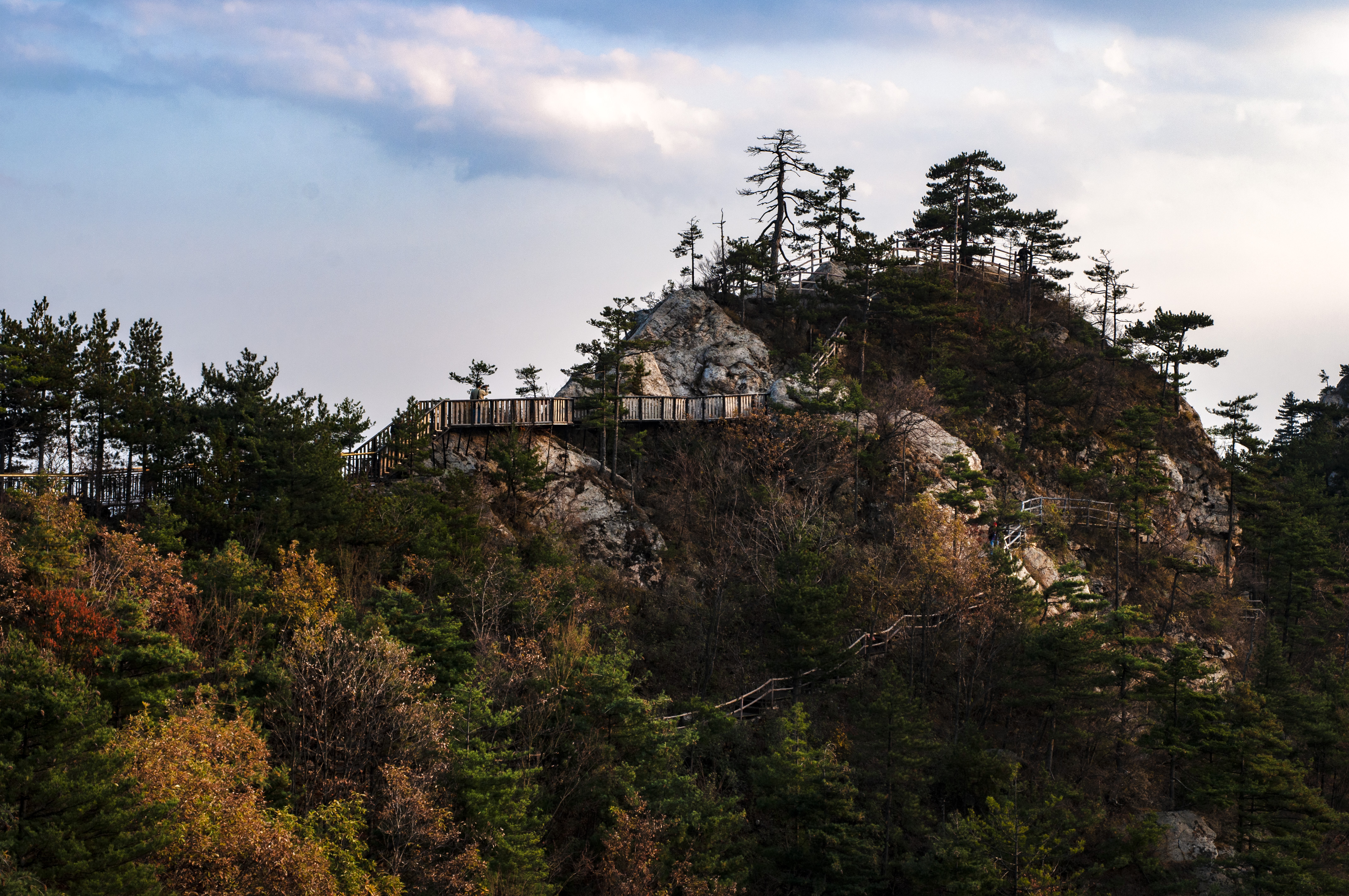 老界岭夏日风景,深秋山里的风景