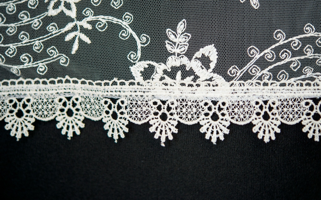 手缝蕾丝花边针法,怎么用手工针线缝褶皱花边