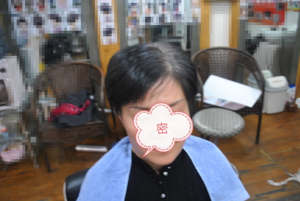 遮盖白发假发真发,遮白发神器假发无刘海