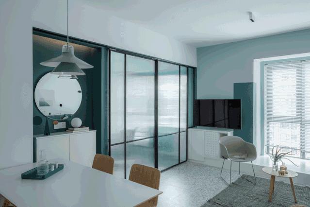 她家75㎡,果断舍弃一间卧室,装完后功能翻倍,颜值大大提升