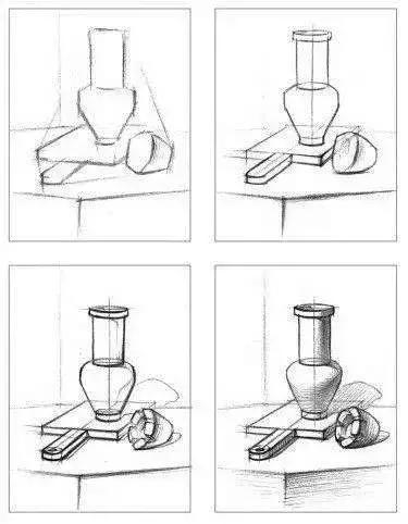 素描临摹初学者入门教程,适合零基础学习的素描入门小教程