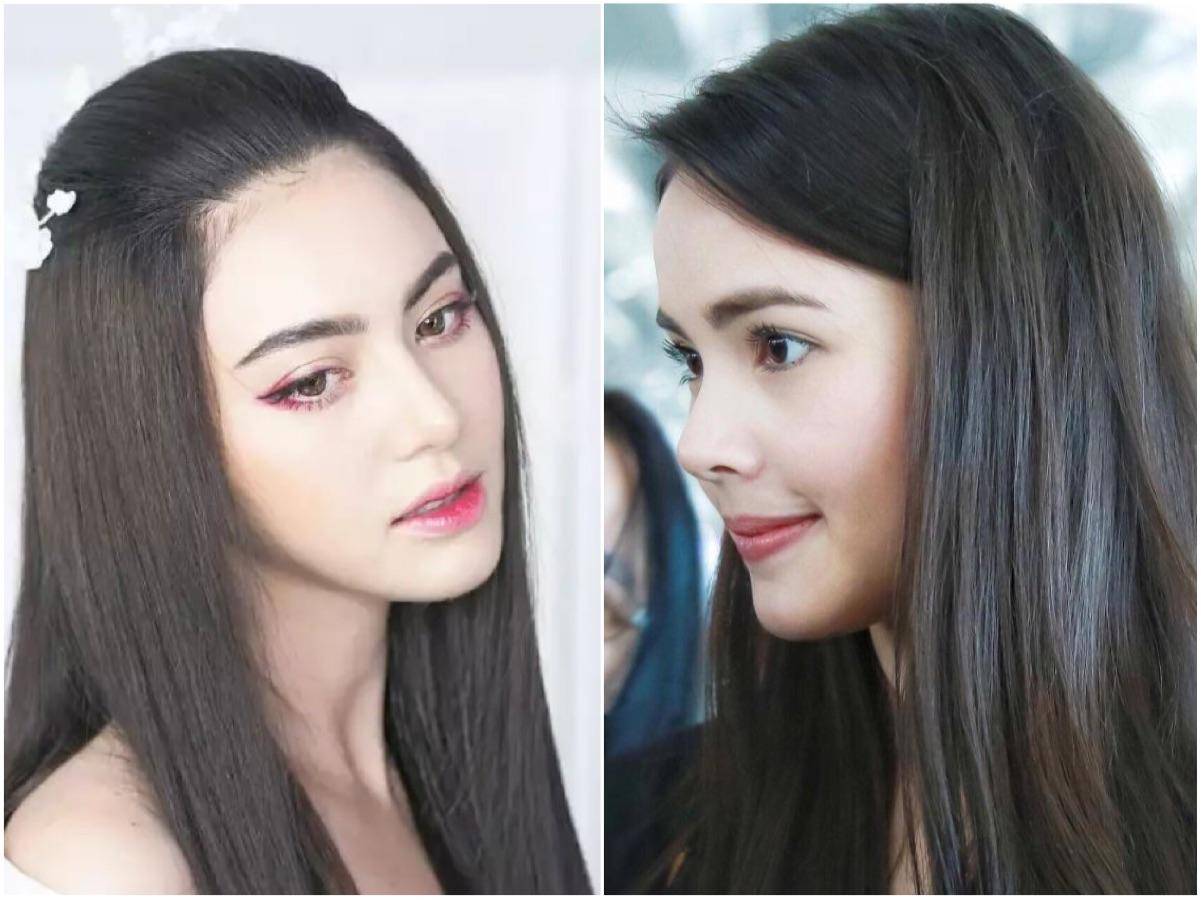 泰国女明星化妆前后对比,日本妆容和韩国化妆风格的区别