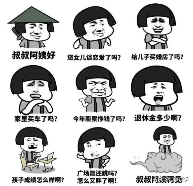 留学生怼亲戚方法,留学生怼亲戚