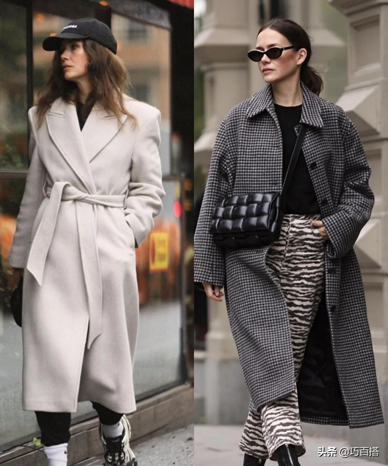 长款黑色羽绒服外套怎么搭配好看,长款外套怎么搭配好看