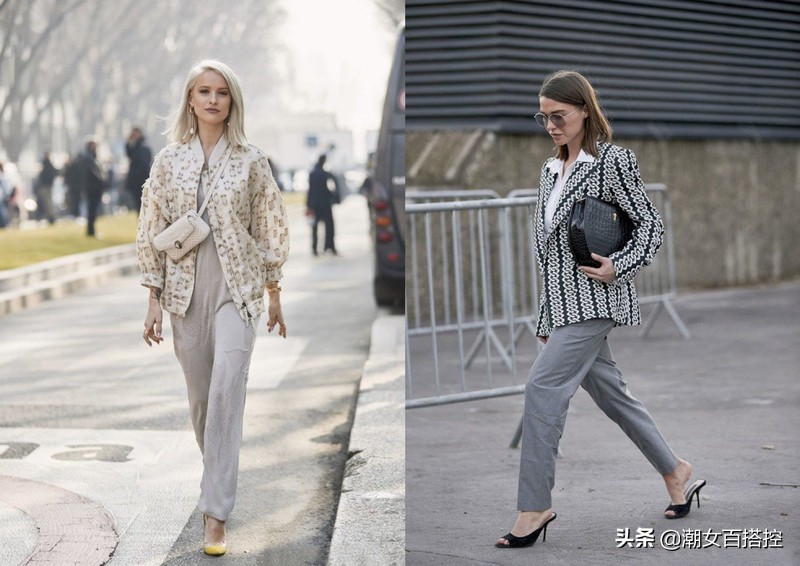 百搭的灰裤子,洋气灰色的裤子