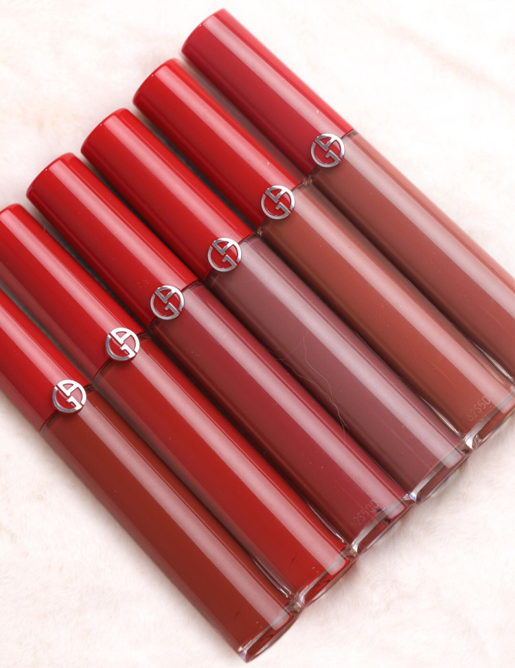 2019秋季新品6支阿玛尼唇釉试色!网友:这是什么神仙颜色?