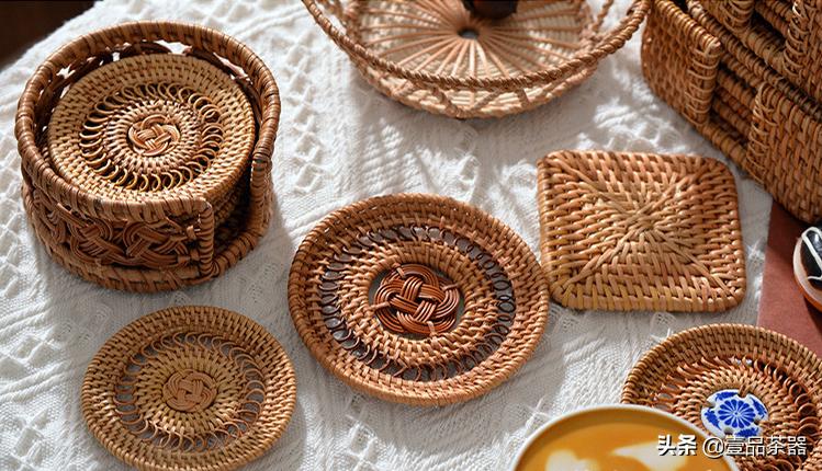 茶器收纳藤编,藤编投茶器