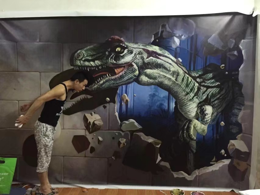 100幅经典画展,3d立体画超逼真大师