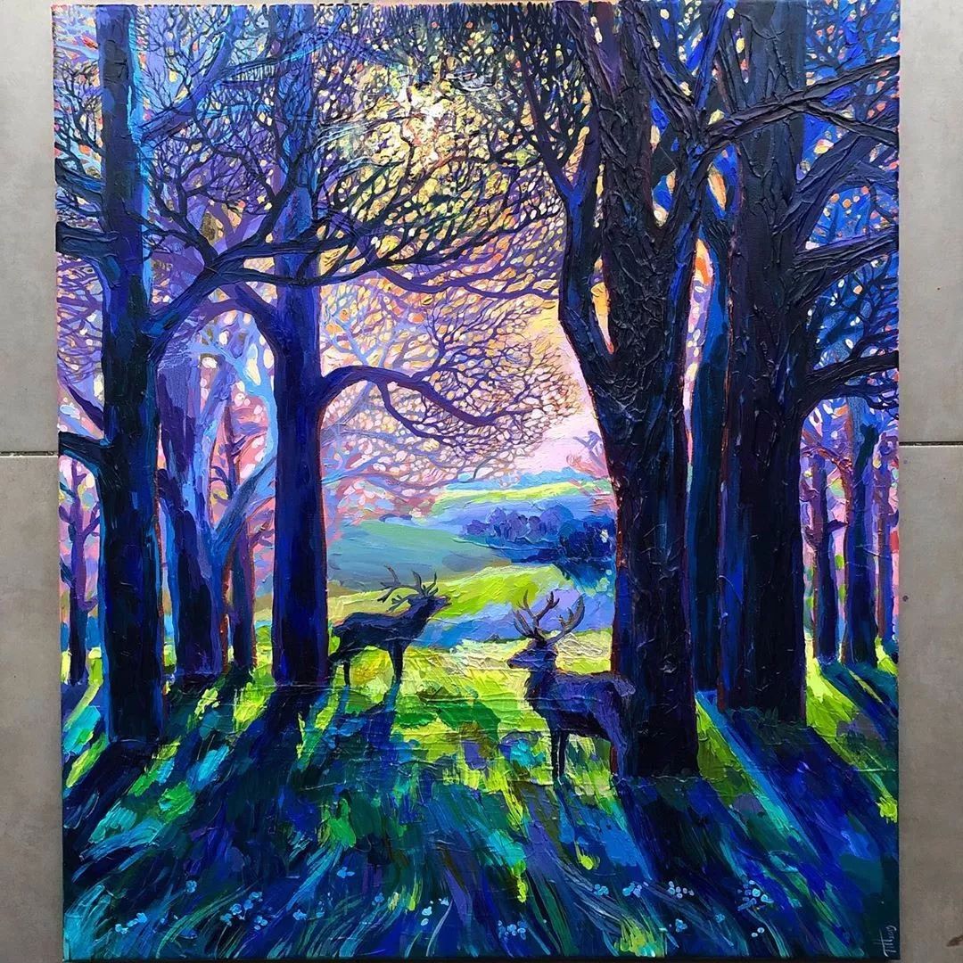 简单又有艺术感的油画怎么画,油画风景细节怎么画