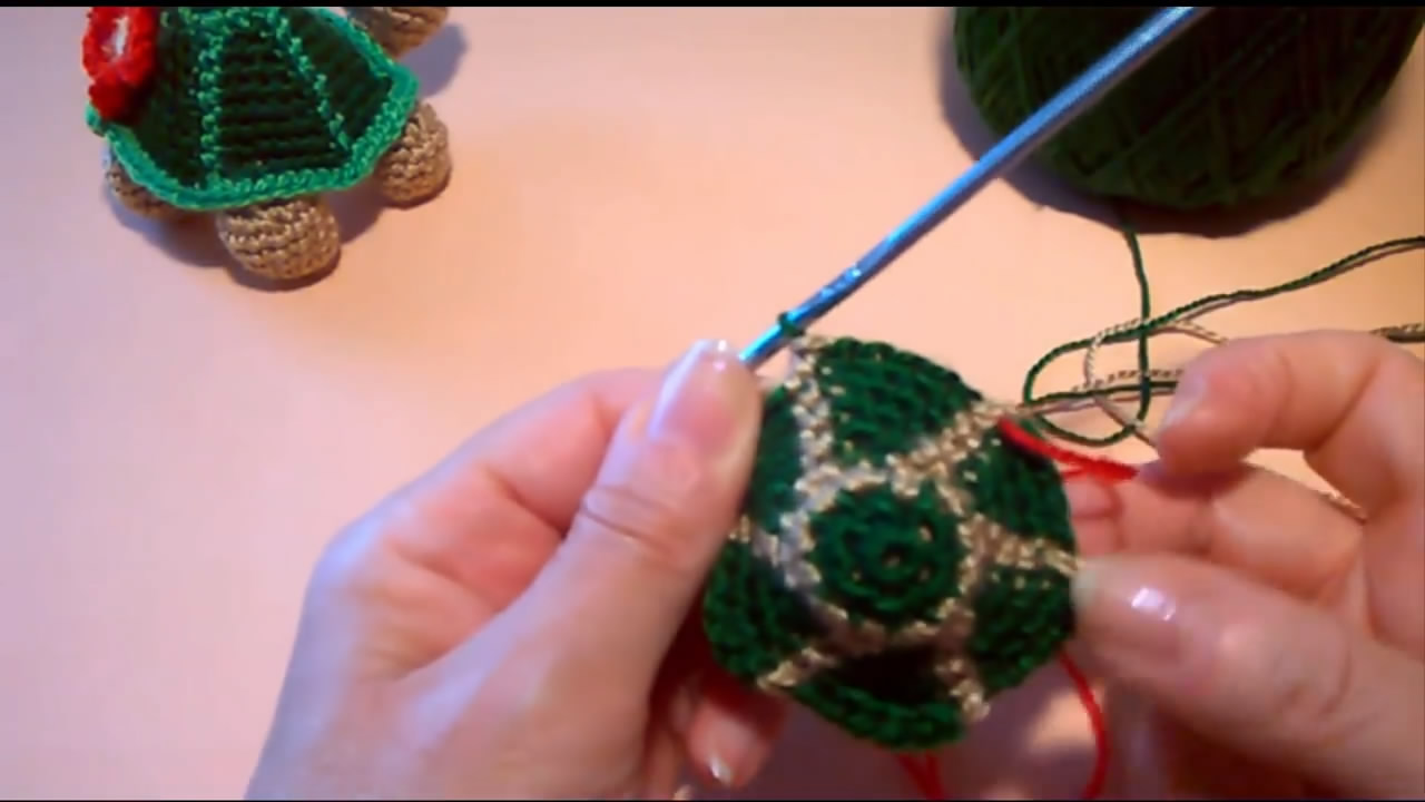 乌龟的钩织图解,小乌龟的钩织教程图解