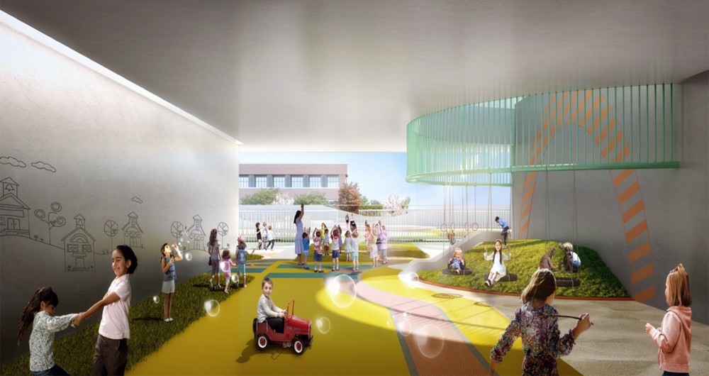 深圳湾第一幼儿园设计视频,深圳湾第一幼儿园效果图