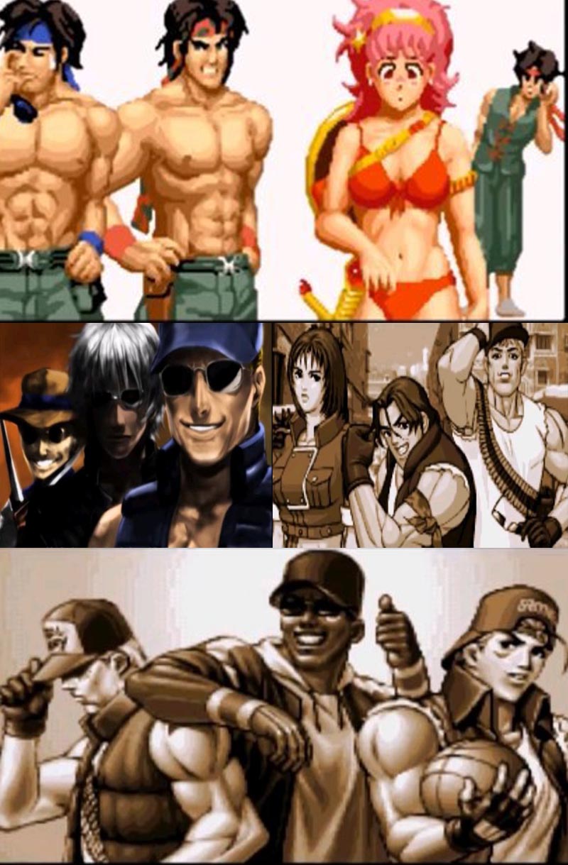 街机拳皇动画,拳皇97怒队各人物介绍