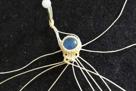 手编绳教程编戒指,戒指编绳款式一颗小珠子戴手上