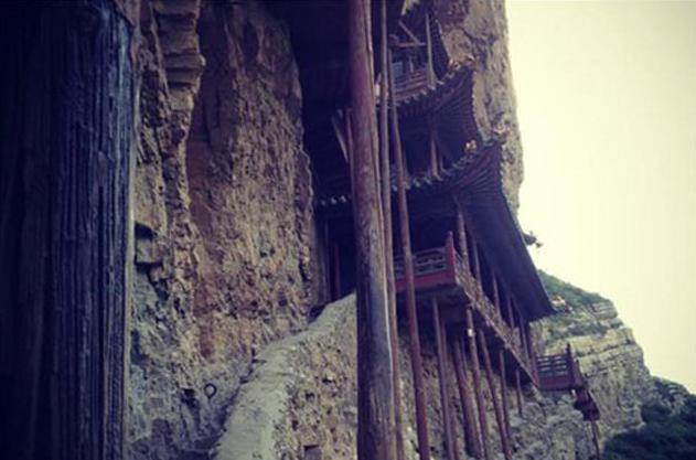 悬空寺的膨胀螺丝怎么来的,山西悬空寺发现神秘的黑科技