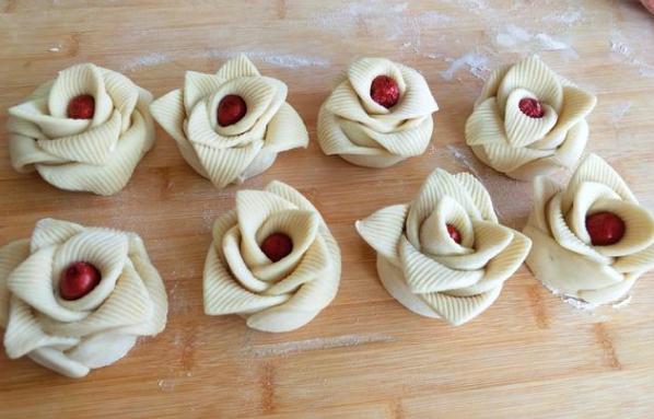 枣花馒头100种花样简单又漂亮,红糖枣花馒头的做法大全简单好看