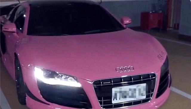 路上偶遇奥迪r8,国内路遇奥迪r8