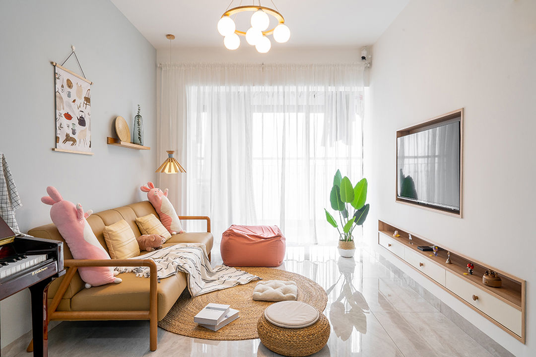 65平方二房一厅轻奢风格,70平两室一厅简装攻略