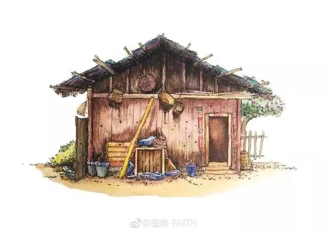 水彩画建筑入门零基础初学,水彩大师的建筑风景作品