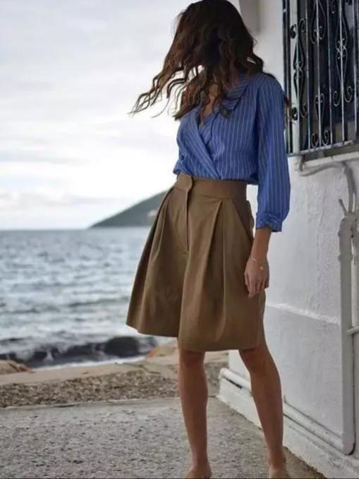 今年潮流短裤,今年牛仔短裤流行色