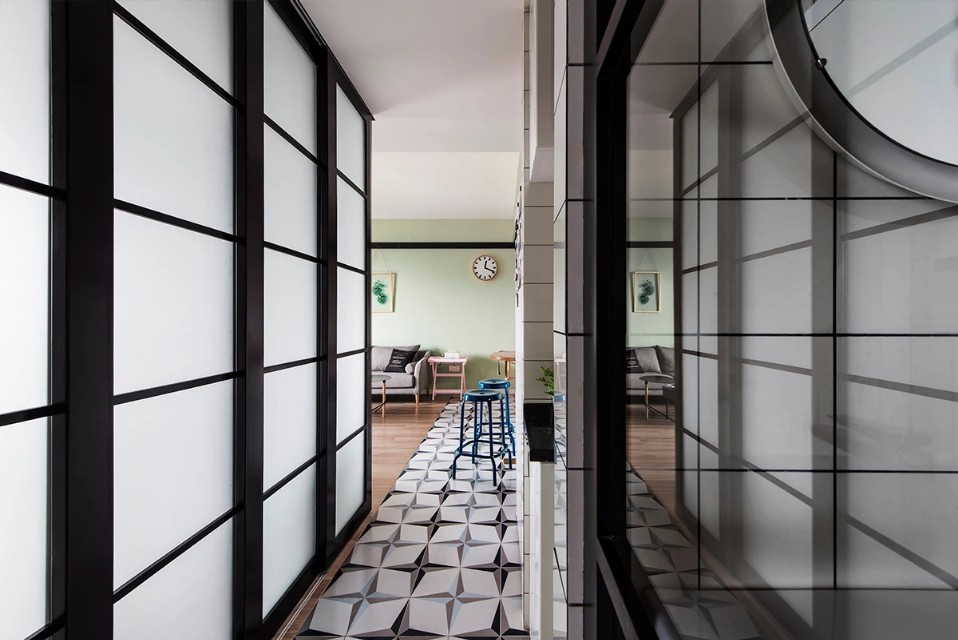 省钱隐形门造型,省钱简易门