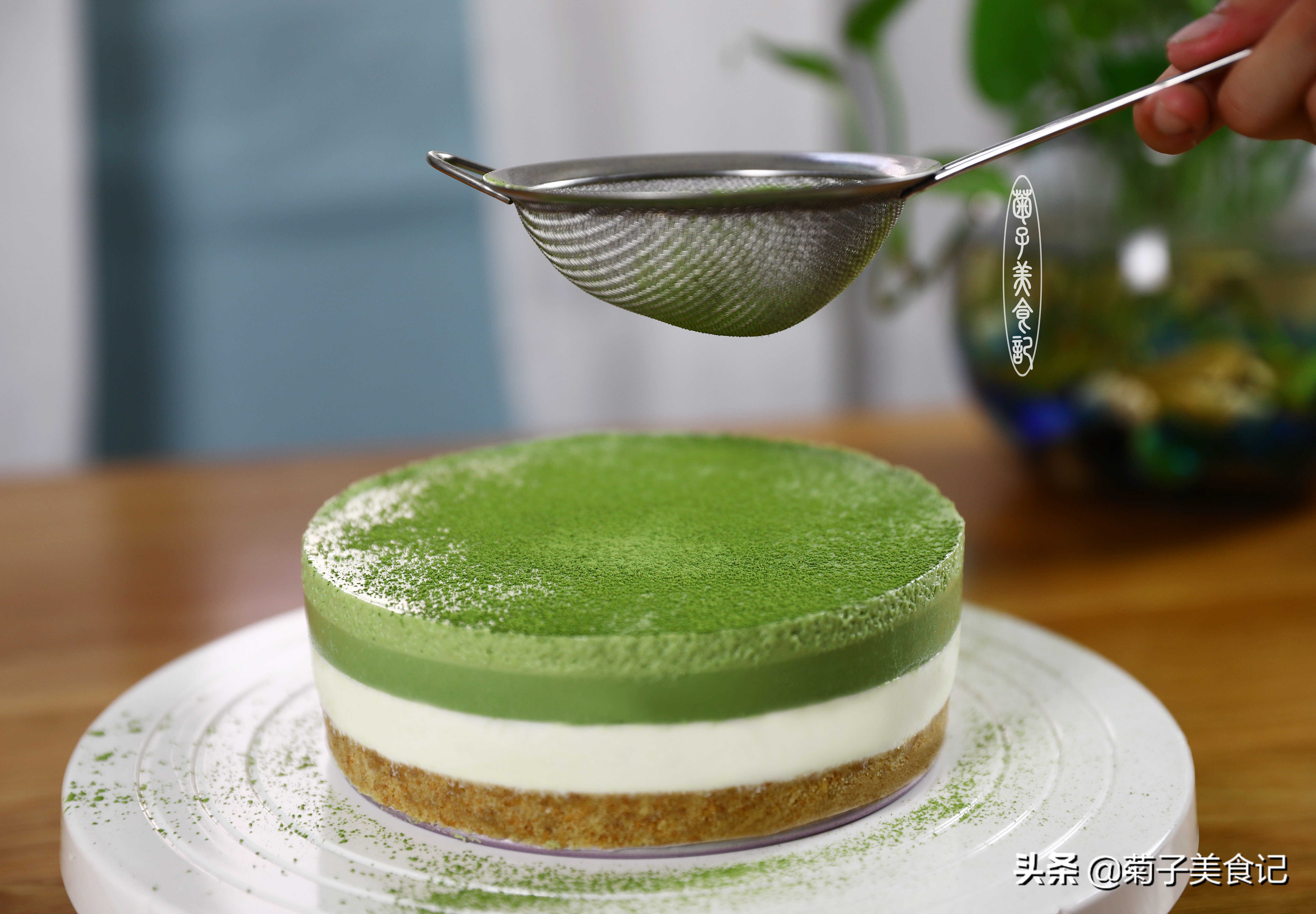美味的巧克力抹茶慕斯蛋糕,如何做好看又好吃的抹茶慕斯