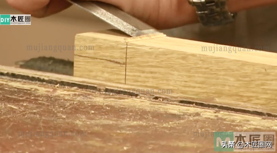 木匠手艺榫卯结构制作,木匠榫卯制作教程