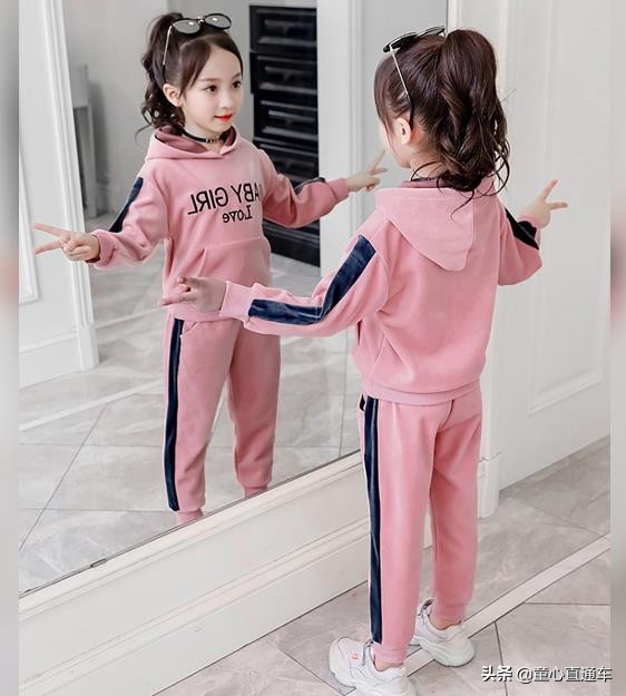 童装韩系风中大童,中大童装8-16岁运动衣