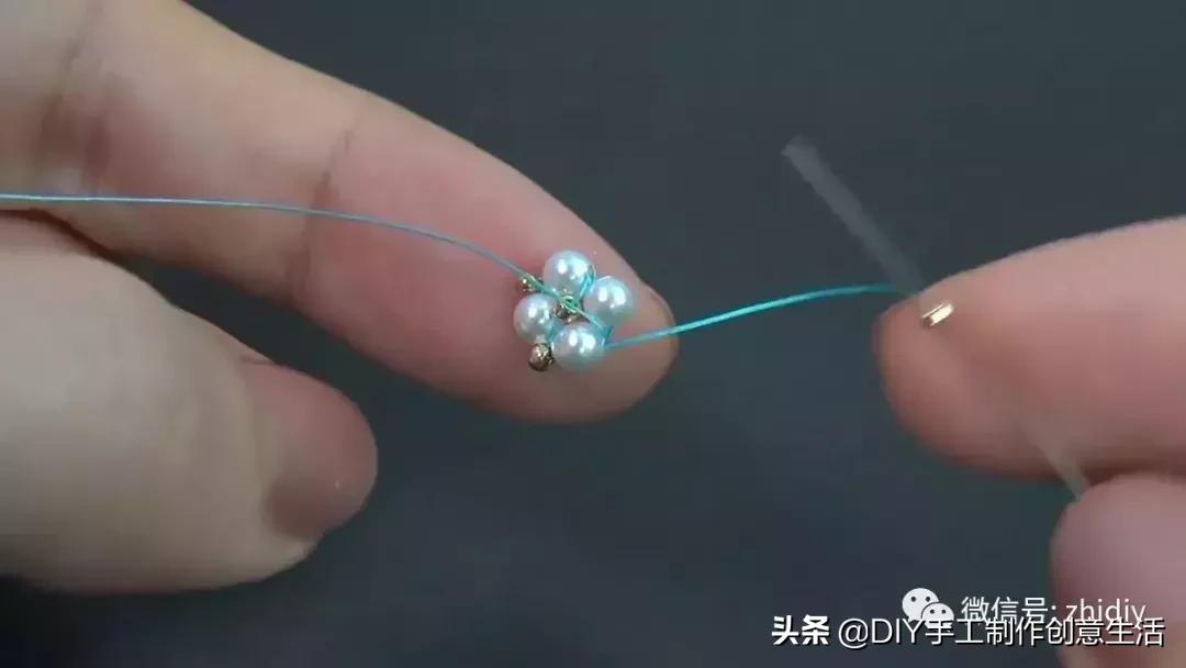 简单手工串珠戒指和发箍,戒指手工diy串珠慢视频