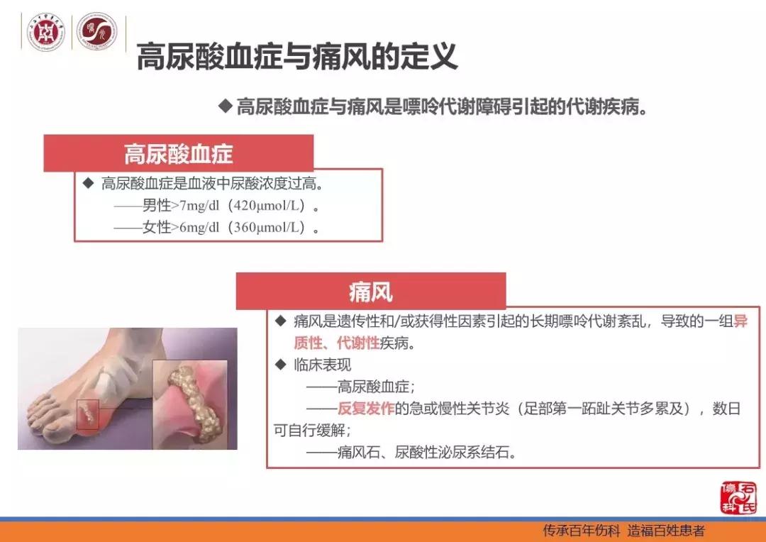 痛风及高尿酸血症患者的生活指导