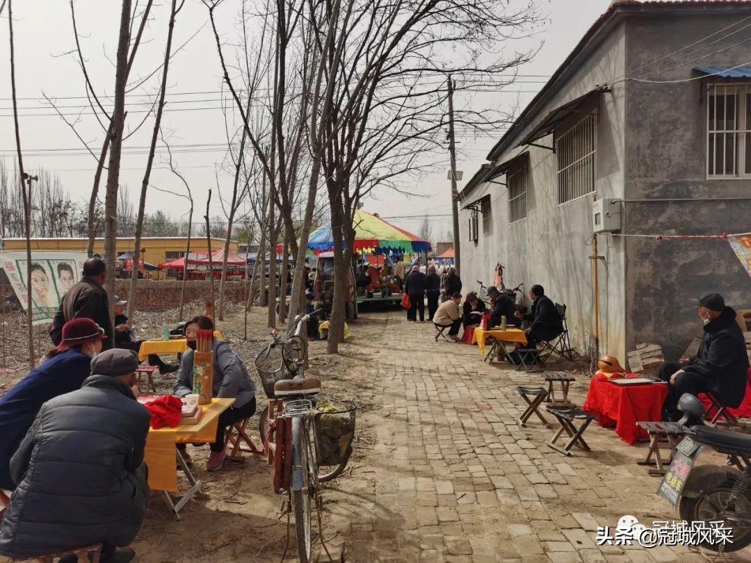 北板桥村赶会,冠县梁堂镇北黄城村历史记载