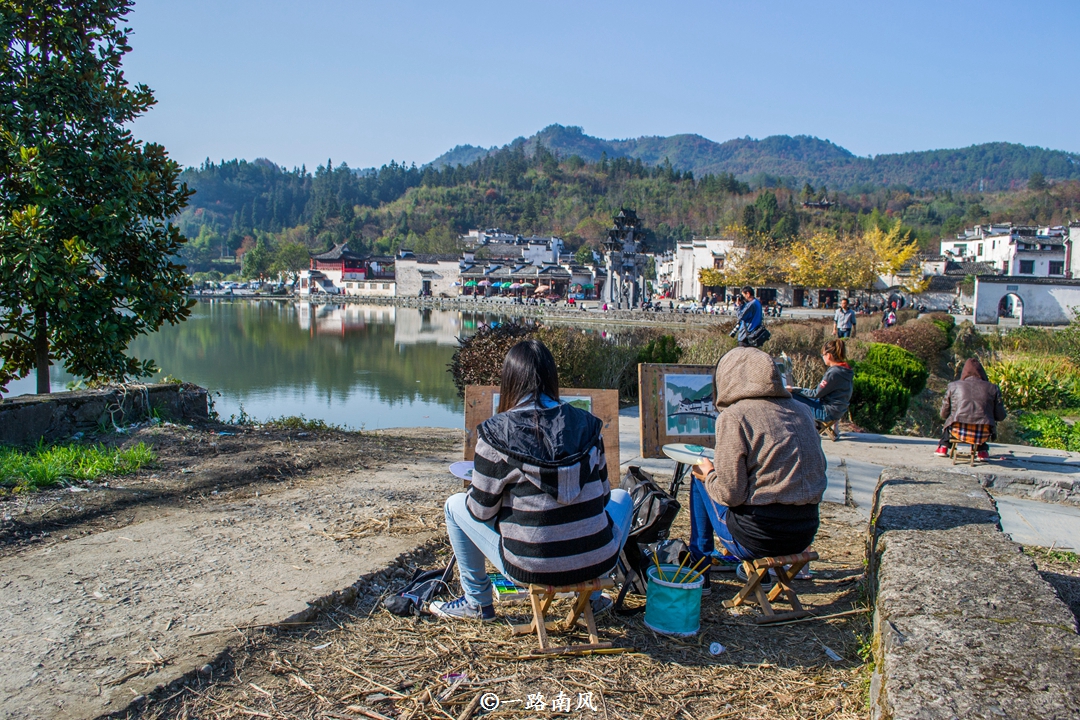 从黄山脚下到西递古村,黄山宏村秋色水墨
