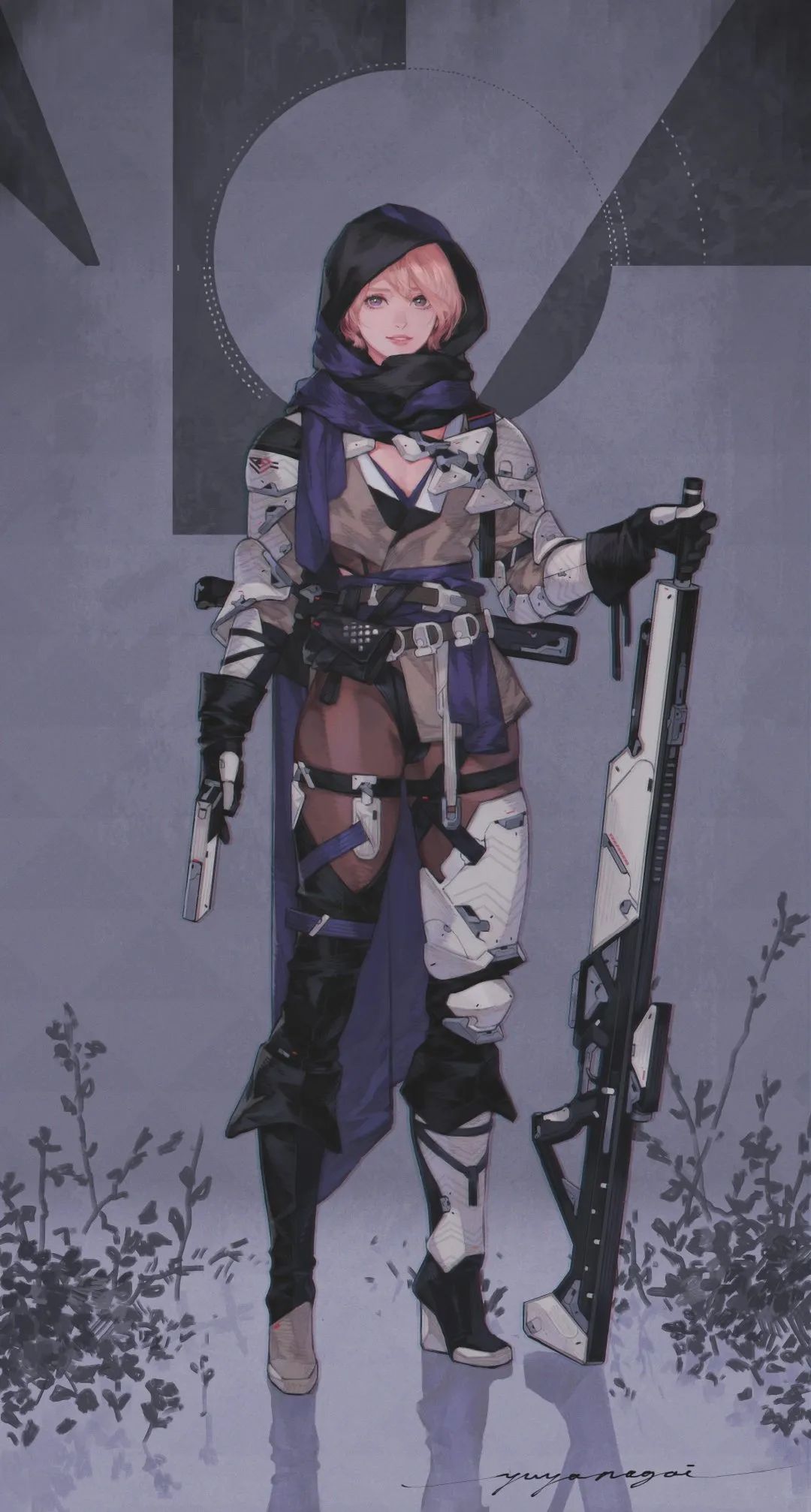 「绘画参考」​​​尼尔机械纪元画师永井悠也笔下游戏角色作品