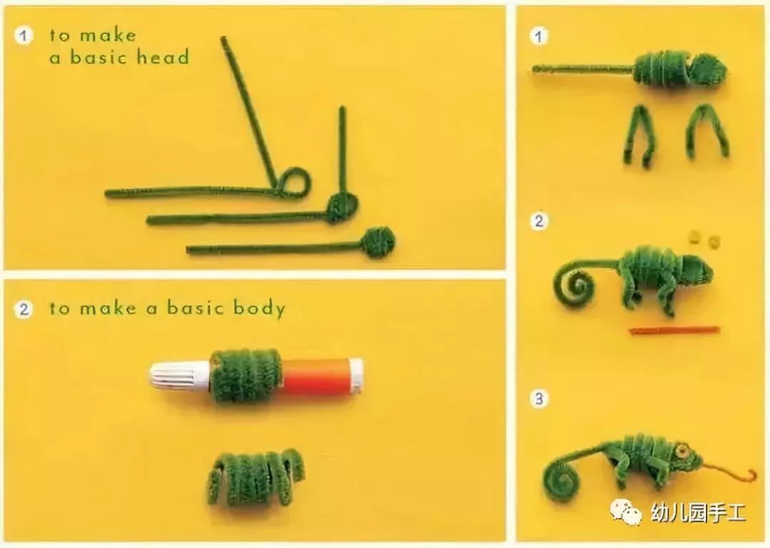 毛根扭扭棒手工制作过程图文,毛根扭扭棒手工制作教程过程图文