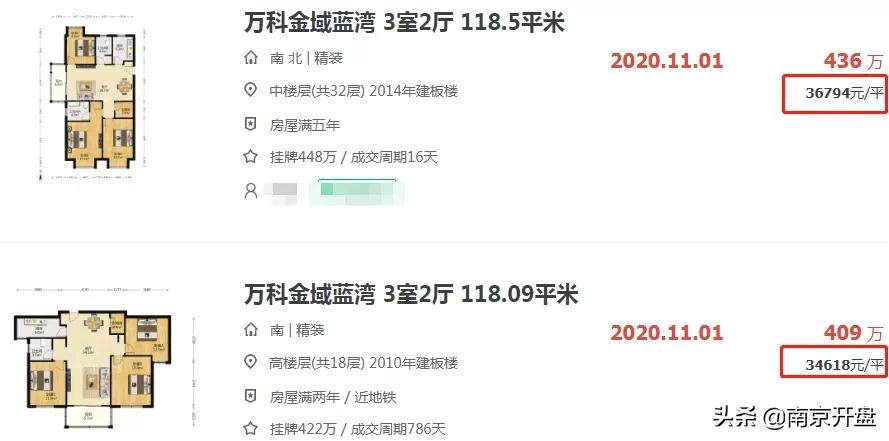 跳涨7000元/㎡！南京一批业主发文喊涨
