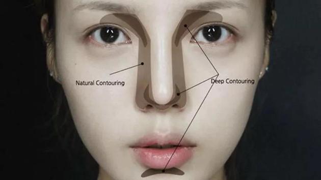 鼻型修容怎样修看着干净,蒜头鼻朝天鼻怎么修容