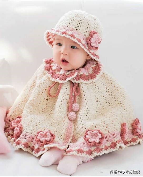 婴儿帽子装饰花钩针教程 (夏季儿童太阳帽钩针教程)